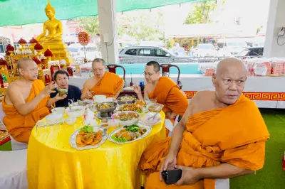 ประมวลภาพพิธีบำเพ็ญกุศลสัตตมวาร (๗ วัน) วัดจุฬามณี ปี ๒๕๖๙