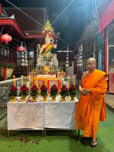 ประมวลภาพการเตรียมงานในคืนก่อนวันงานอายุวัฒนมงคล ๗๐ ปี วัดจุฬามณี ปี ๒๕๖๙