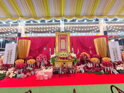 ประมวลภาพการเตรียมงานในคืนก่อนวันงานอายุวัฒนมงคล ๗๐ ปี วัดจุฬามณี ปี ๒๕๖๙