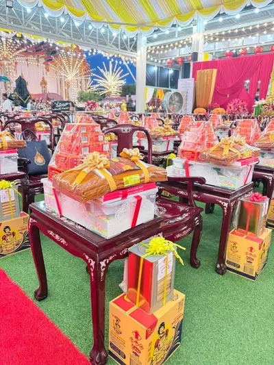 ประมวลภาพการเตรียมงานในคืนก่อนวันงานอายุวัฒนมงคล ๗๐ ปี วัดจุฬามณี ปี ๒๕๖๙