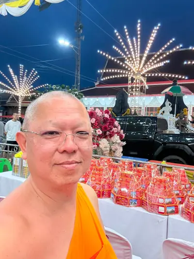 ประมวลภาพการเตรียมงานในคืนก่อนวันงานอายุวัฒนมงคล ๗๐ ปี วัดจุฬามณี ปี ๒๕๖๙