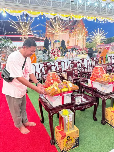 ประมวลภาพการเตรียมงานในคืนก่อนวันงานอายุวัฒนมงคล ๗๐ ปี วัดจุฬามณี ปี ๒๕๖๙