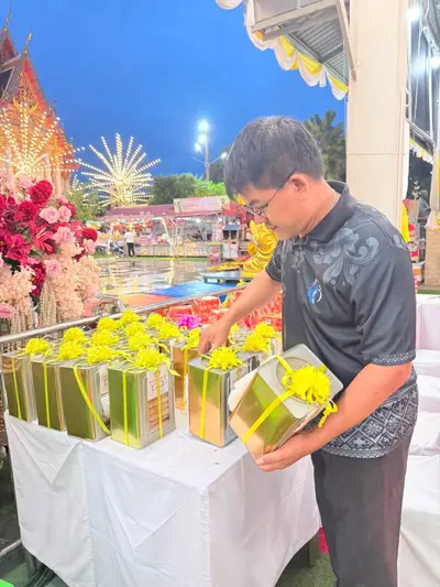 ประมวลภาพการเตรียมงานในคืนก่อนวันงานอายุวัฒนมงคล ๗๐ ปี วัดจุฬามณี ปี ๒๕๖๙