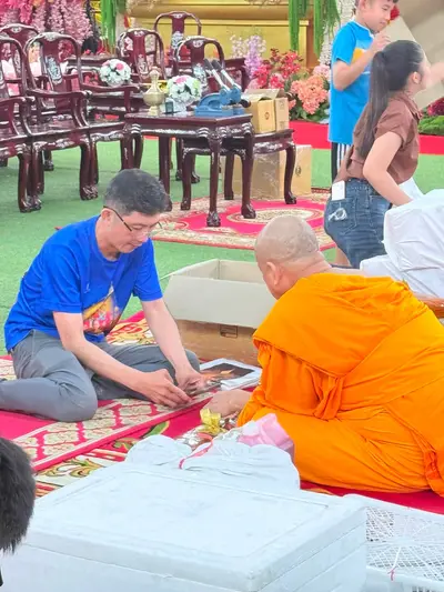 ประมวลภาพการเตรียมงานในคืนก่อนวันงานอายุวัฒนมงคล ๗๐ ปี วัดจุฬามณี ปี ๒๕๖๙