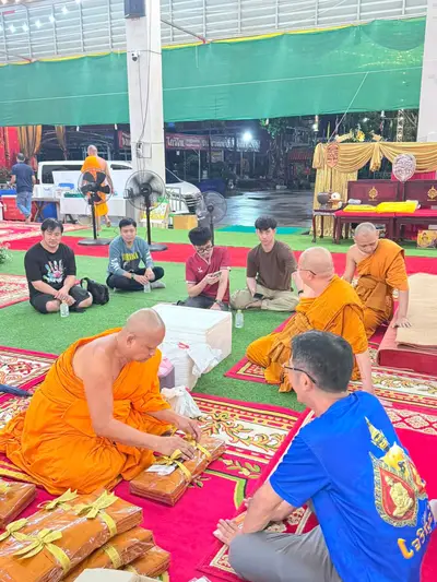 ประมวลภาพการเตรียมงานในคืนก่อนวันงานอายุวัฒนมงคล ๗๐ ปี วัดจุฬามณี ปี ๒๕๖๙