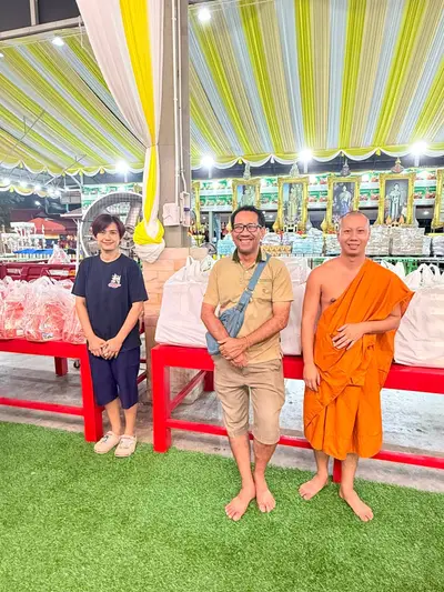 ประมวลภาพการเตรียมงานในคืนก่อนวันงานอายุวัฒนมงคล ๗๐ ปี วัดจุฬามณี ปี ๒๕๖๙