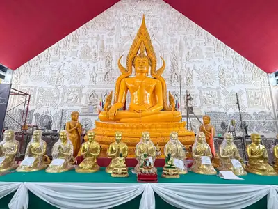 ประมวลภาพการเตรียมงานในคืนก่อนวันงานอายุวัฒนมงคล ๗๐ ปี วัดจุฬามณี ปี ๒๕๖๙