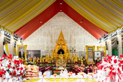 ภาพบรรยากาศพิธีทำบุญอายุวัฒนมงคล ๗๐ ปี พระสมุทรวชิรโสภณ วิ. (หลวงพ่ออิฏฐ์) วัดจุฬามณี ๑ สิงหาคม ๒๕๖๙ — ภาพที่ 2