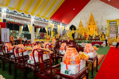 ภาพบรรยากาศพิธีทำบุญอายุวัฒนมงคล ๗๐ ปี พระสมุทรวชิรโสภณ วิ. (หลวงพ่ออิฏฐ์) วัดจุฬามณี ๑ สิงหาคม ๒๕๖๙ — ภาพที่ 11