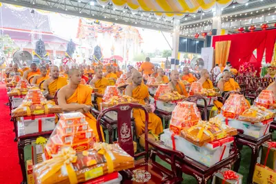 ภาพบรรยากาศพิธีทำบุญอายุวัฒนมงคล ๗๐ ปี พระสมุทรวชิรโสภณ วิ. (หลวงพ่ออิฏฐ์) วัดจุฬามณี ๑ สิงหาคม ๒๕๖๙ — ภาพที่ 19