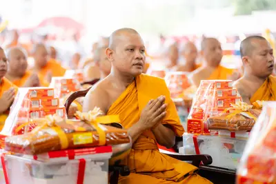 ภาพบรรยากาศพิธีทำบุญอายุวัฒนมงคล ๗๐ ปี พระสมุทรวชิรโสภณ วิ. (หลวงพ่ออิฏฐ์) วัดจุฬามณี ๑ สิงหาคม ๒๕๖๙ — ภาพที่ 26