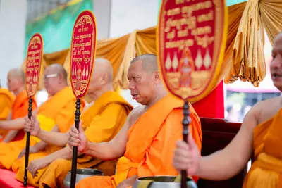 ภาพบรรยากาศพิธีทำบุญอายุวัฒนมงคล ๗๐ ปี พระสมุทรวชิรโสภณ วิ. (หลวงพ่ออิฏฐ์) วัดจุฬามณี ๑ สิงหาคม ๒๕๖๙ — ภาพที่ 27