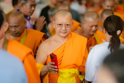 ภาพบรรยากาศพิธีทำบุญอายุวัฒนมงคล ๗๐ ปี พระสมุทรวชิรโสภณ วิ. (หลวงพ่ออิฏฐ์) วัดจุฬามณี ๑ สิงหาคม ๒๕๖๙ — ภาพที่ 43
