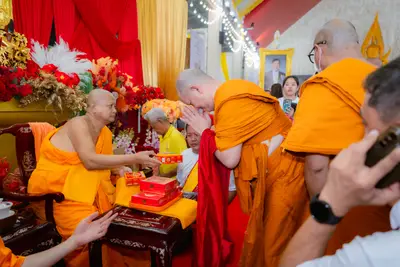 ภาพบรรยากาศพิธีทำบุญอายุวัฒนมงคล ๗๐ ปี พระสมุทรวชิรโสภณ วิ. (หลวงพ่ออิฏฐ์) วัดจุฬามณี ๑ สิงหาคม ๒๕๖๙ — ภาพที่ 65
