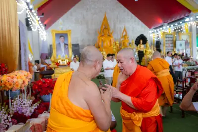 ภาพบรรยากาศพิธีทำบุญอายุวัฒนมงคล ๗๐ ปี พระสมุทรวชิรโสภณ วิ. (หลวงพ่ออิฏฐ์) วัดจุฬามณี ๑ สิงหาคม ๒๕๖๙ — ภาพที่ 88