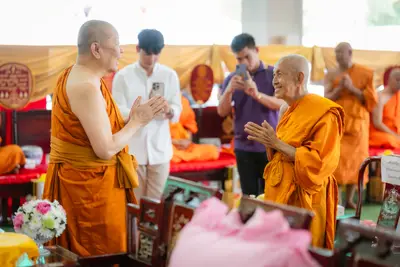 ภาพบรรยากาศพิธีทำบุญอายุวัฒนมงคล ๗๐ ปี พระสมุทรวชิรโสภณ วิ. (หลวงพ่ออิฏฐ์) วัดจุฬามณี ๑ สิงหาคม ๒๕๖๙ — ภาพที่ 106