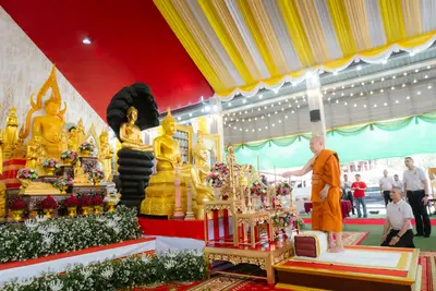 ภาพบรรยากาศพิธีทำบุญอายุวัฒนมงคล ๗๐ ปี พระสมุทรวชิรโสภณ วิ. (หลวงพ่ออิฏฐ์) วัดจุฬามณี ๑ สิงหาคม ๒๕๖๙ — ภาพที่ 112