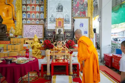 ภาพบรรยากาศพิธีทำบุญอายุวัฒนมงคล ๗๐ ปี พระสมุทรวชิรโสภณ วิ. (หลวงพ่ออิฏฐ์) วัดจุฬามณี ๑ สิงหาคม ๒๕๖๙ — ภาพที่ 113