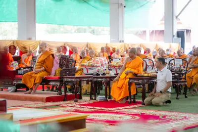 ภาพบรรยากาศพิธีทำบุญอายุวัฒนมงคล ๗๐ ปี พระสมุทรวชิรโสภณ วิ. (หลวงพ่ออิฏฐ์) วัดจุฬามณี ๑ สิงหาคม ๒๕๖๙ — ภาพที่ 115