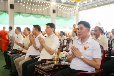 ภาพบรรยากาศพิธีทำบุญอายุวัฒนมงคล ๗๐ ปี พระสมุทรวชิรโสภณ วิ. (หลวงพ่ออิฏฐ์) วัดจุฬามณี ๑ สิงหาคม ๒๕๖๙ — ภาพที่ 116