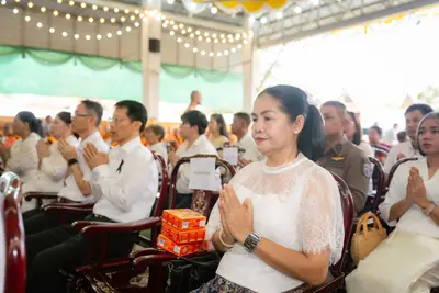 ภาพบรรยากาศพิธีทำบุญอายุวัฒนมงคล ๗๐ ปี พระสมุทรวชิรโสภณ วิ. (หลวงพ่ออิฏฐ์) วัดจุฬามณี ๑ สิงหาคม ๒๕๖๙ — ภาพที่ 118