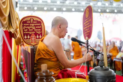 ภาพบรรยากาศพิธีทำบุญอายุวัฒนมงคล ๗๐ ปี พระสมุทรวชิรโสภณ วิ. (หลวงพ่ออิฏฐ์) วัดจุฬามณี ๑ สิงหาคม ๒๕๖๙ — ภาพที่ 122