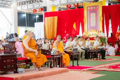 ภาพบรรยากาศพิธีทำบุญอายุวัฒนมงคล ๗๐ ปี พระสมุทรวชิรโสภณ วิ. (หลวงพ่ออิฏฐ์) วัดจุฬามณี ๑ สิงหาคม ๒๕๖๙ — ภาพที่ 124