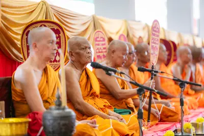 ภาพบรรยากาศพิธีทำบุญอายุวัฒนมงคล ๗๐ ปี พระสมุทรวชิรโสภณ วิ. (หลวงพ่ออิฏฐ์) วัดจุฬามณี ๑ สิงหาคม ๒๕๖๙ — ภาพที่ 127