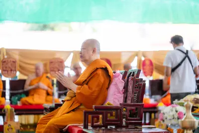 ภาพบรรยากาศพิธีทำบุญอายุวัฒนมงคล ๗๐ ปี พระสมุทรวชิรโสภณ วิ. (หลวงพ่ออิฏฐ์) วัดจุฬามณี ๑ สิงหาคม ๒๕๖๙ — ภาพที่ 133