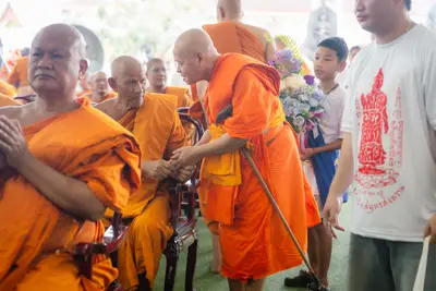 ภาพบรรยากาศพิธีทำบุญอายุวัฒนมงคล ๗๐ ปี พระสมุทรวชิรโสภณ วิ. (หลวงพ่ออิฏฐ์) วัดจุฬามณี ๑ สิงหาคม ๒๕๖๙ — ภาพที่ 139
