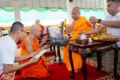 ภาพบรรยากาศพิธีทำบุญอายุวัฒนมงคล ๗๐ ปี พระสมุทรวชิรโสภณ วิ. (หลวงพ่ออิฏฐ์) วัดจุฬามณี ๑ สิงหาคม ๒๕๖๙ — ภาพที่ 142