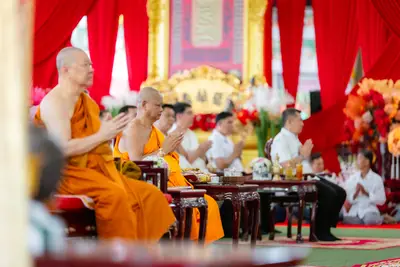 ภาพบรรยากาศพิธีทำบุญอายุวัฒนมงคล ๗๐ ปี พระสมุทรวชิรโสภณ วิ. (หลวงพ่ออิฏฐ์) วัดจุฬามณี ๑ สิงหาคม ๒๕๖๙ — ภาพที่ 145
