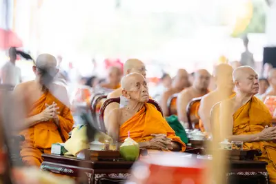 ภาพบรรยากาศพิธีทำบุญอายุวัฒนมงคล ๗๐ ปี พระสมุทรวชิรโสภณ วิ. (หลวงพ่ออิฏฐ์) วัดจุฬามณี ๑ สิงหาคม ๒๕๖๙ — ภาพที่ 148