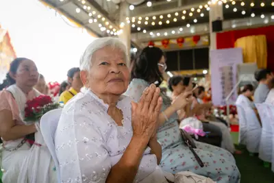 ภาพบรรยากาศพิธีทำบุญอายุวัฒนมงคล ๗๐ ปี พระสมุทรวชิรโสภณ วิ. (หลวงพ่ออิฏฐ์) วัดจุฬามณี ๑ สิงหาคม ๒๕๖๙ — ภาพที่ 150