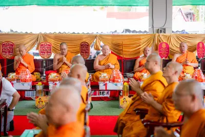ภาพบรรยากาศพิธีทำบุญอายุวัฒนมงคล ๗๐ ปี พระสมุทรวชิรโสภณ วิ. (หลวงพ่ออิฏฐ์) วัดจุฬามณี ๑ สิงหาคม ๒๕๖๙ — ภาพที่ 152