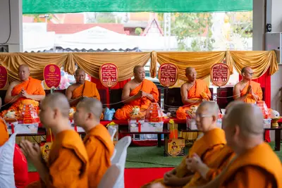 ภาพบรรยากาศพิธีทำบุญอายุวัฒนมงคล ๗๐ ปี พระสมุทรวชิรโสภณ วิ. (หลวงพ่ออิฏฐ์) วัดจุฬามณี ๑ สิงหาคม ๒๕๖๙ — ภาพที่ 153