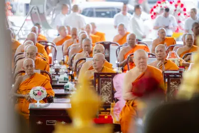 ภาพบรรยากาศพิธีทำบุญอายุวัฒนมงคล ๗๐ ปี พระสมุทรวชิรโสภณ วิ. (หลวงพ่ออิฏฐ์) วัดจุฬามณี ๑ สิงหาคม ๒๕๖๙ — ภาพที่ 156