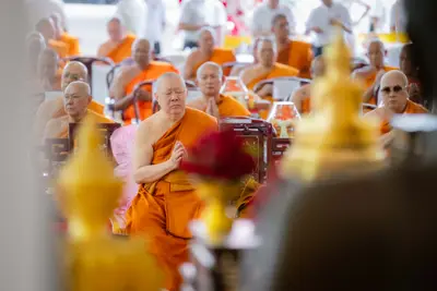 ภาพบรรยากาศพิธีทำบุญอายุวัฒนมงคล ๗๐ ปี พระสมุทรวชิรโสภณ วิ. (หลวงพ่ออิฏฐ์) วัดจุฬามณี ๑ สิงหาคม ๒๕๖๙ — ภาพที่ 157