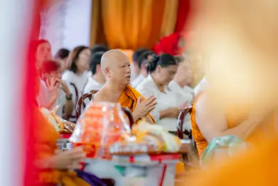 ภาพบรรยากาศพิธีทำบุญอายุวัฒนมงคล ๗๐ ปี พระสมุทรวชิรโสภณ วิ. (หลวงพ่ออิฏฐ์) วัดจุฬามณี ๑ สิงหาคม ๒๕๖๙ — ภาพที่ 159
