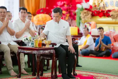 ภาพบรรยากาศพิธีทำบุญอายุวัฒนมงคล ๗๐ ปี พระสมุทรวชิรโสภณ วิ. (หลวงพ่ออิฏฐ์) วัดจุฬามณี ๑ สิงหาคม ๒๕๖๙ — ภาพที่ 178