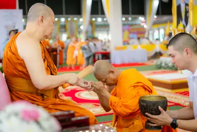 ภาพบรรยากาศพิธีทำบุญอายุวัฒนมงคล ๗๐ ปี พระสมุทรวชิรโสภณ วิ. (หลวงพ่ออิฏฐ์) วัดจุฬามณี ๑ สิงหาคม ๒๕๖๙ — ภาพที่ 187