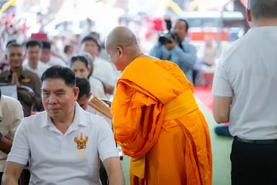 ภาพบรรยากาศพิธีทำบุญอายุวัฒนมงคล ๗๐ ปี พระสมุทรวชิรโสภณ วิ. (หลวงพ่ออิฏฐ์) วัดจุฬามณี ๑ สิงหาคม ๒๕๖๙ — ภาพที่ 189