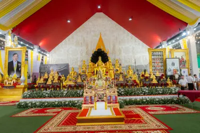 ภาพบรรยากาศพิธีทำบุญอายุวัฒนมงคล ๗๐ ปี พระสมุทรวชิรโสภณ วิ. (หลวงพ่ออิฏฐ์) วัดจุฬามณี ๑ สิงหาคม ๒๕๖๙ (ชุดภาพจากทางวัด) — ภาพที่ 7