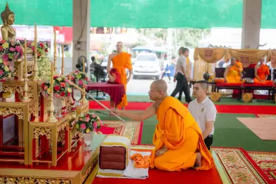 ภาพบรรยากาศพิธีทำบุญอายุวัฒนมงคล ๗๐ ปี พระสมุทรวชิรโสภณ วิ. (หลวงพ่ออิฏฐ์) วัดจุฬามณี ๑ สิงหาคม ๒๕๖๙ (ชุดภาพจากทางวัด) — ภาพที่ 8