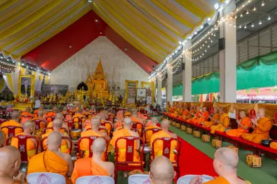 ภาพบรรยากาศพิธีทำบุญอายุวัฒนมงคล ๗๐ ปี พระสมุทรวชิรโสภณ วิ. (หลวงพ่ออิฏฐ์) วัดจุฬามณี ๑ สิงหาคม ๒๕๖๙ (ชุดภาพจากทางวัด) — ภาพที่ 13