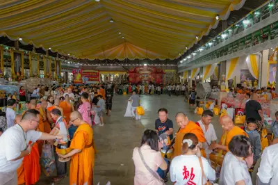 ภาพบรรยากาศพิธีทำบุญอายุวัฒนมงคล ๗๐ ปี พระสมุทรวชิรโสภณ วิ. (หลวงพ่ออิฏฐ์) วัดจุฬามณี ๑ สิงหาคม ๒๕๖๙ (ชุดภาพจากทางวัด) — ภาพที่ 17