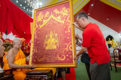 ภาพบรรยากาศพิธีทำบุญอายุวัฒนมงคล ๗๐ ปี พระสมุทรวชิรโสภณ วิ. (หลวงพ่ออิฏฐ์) วัดจุฬามณี ๑ สิงหาคม ๒๕๖๙ (ชุดภาพจากทางวัด) — ภาพที่ 20