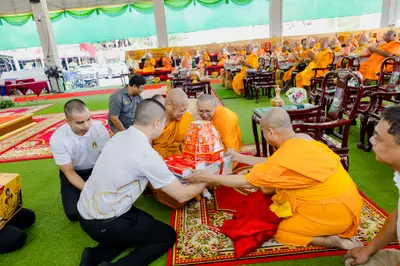 ภาพบรรยากาศพิธีทำบุญอายุวัฒนมงคล ๗๐ ปี พระสมุทรวชิรโสภณ วิ. (หลวงพ่ออิฏฐ์) วัดจุฬามณี ๑ สิงหาคม ๒๕๖๙ (ชุดที่ ๒) — ภาพที่ 6