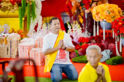 ภาพบรรยากาศพิธีทำบุญอายุวัฒนมงคล ๗๐ ปี พระสมุทรวชิรโสภณ วิ. (หลวงพ่ออิฏฐ์) วัดจุฬามณี ๑ สิงหาคม ๒๕๖๙ (ชุดที่ ๒) — ภาพที่ 8