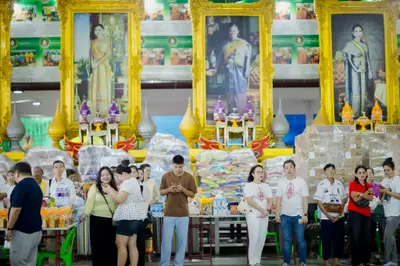 ภาพบรรยากาศพิธีทำบุญอายุวัฒนมงคล ๗๐ ปี พระสมุทรวชิรโสภณ วิ. (หลวงพ่ออิฏฐ์) วัดจุฬามณี ๑ สิงหาคม ๒๕๖๙ (ชุดที่ ๒) — ภาพที่ 18
